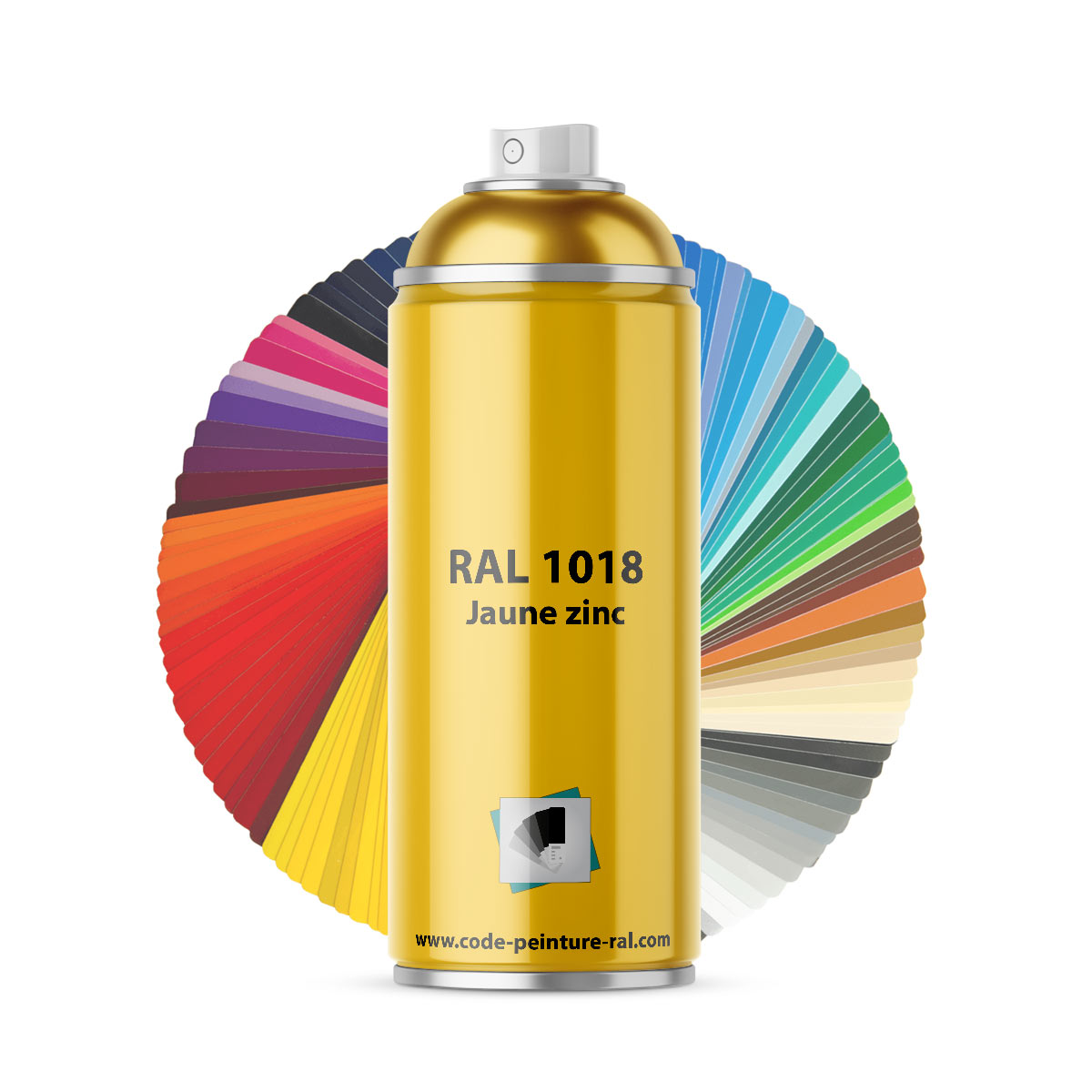 Aérosol RAL 1018 Jaune zinc