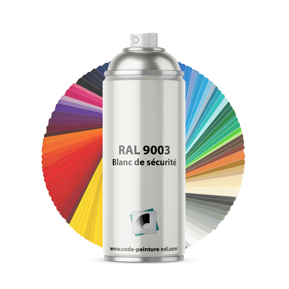 Aérosol RAL 9003 Blanc de sécurité