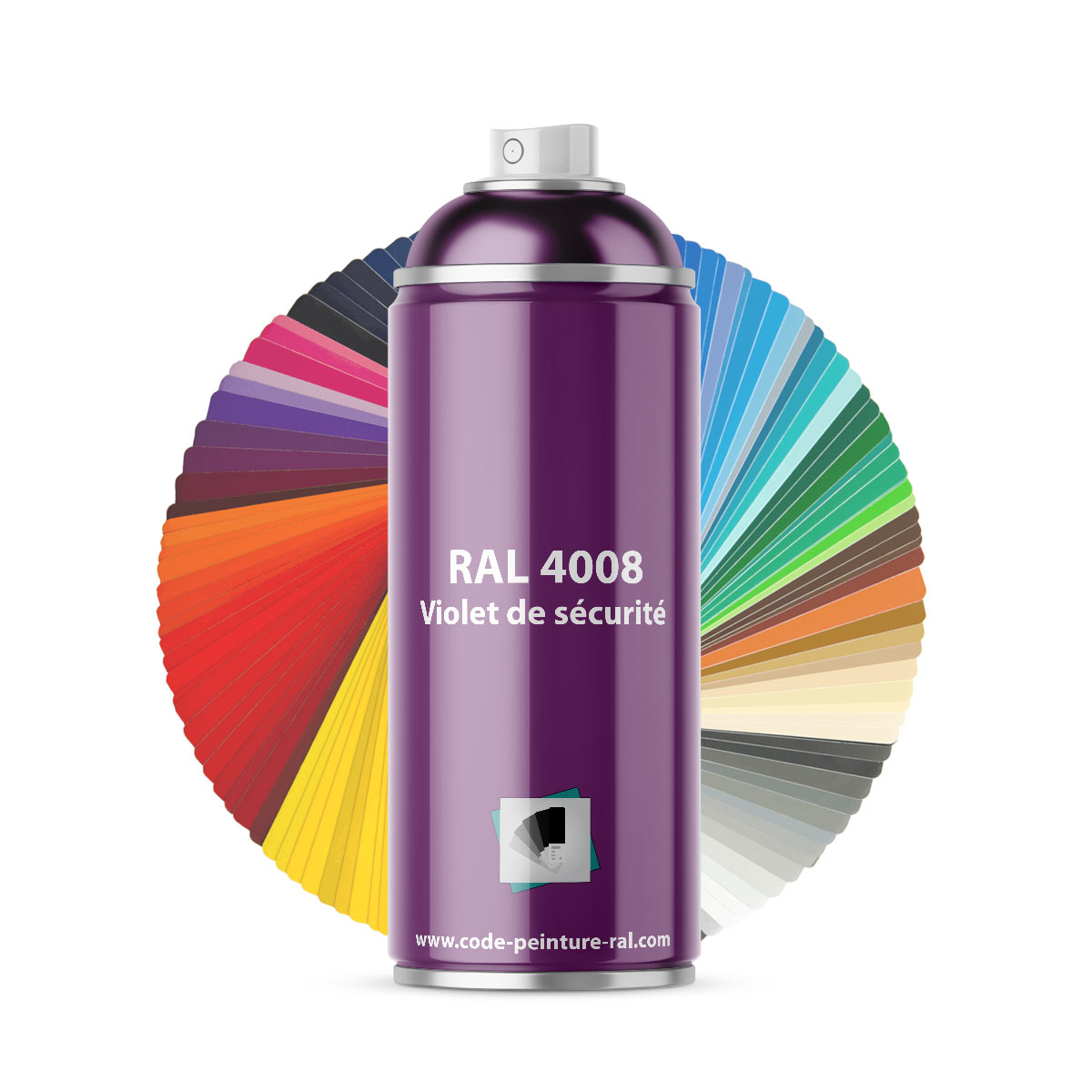 Aérosol RAL 4008 Violet de sécurité