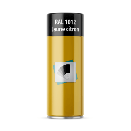 bombe de peinture ral 1012 jaune citron