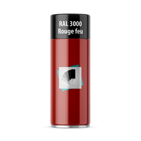 bombe de peinture ral 3000 rouge feu