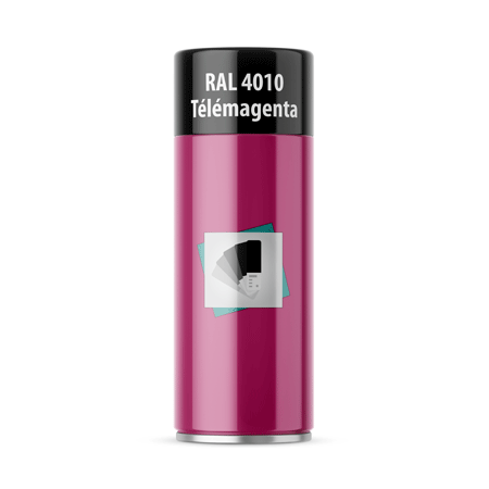 bombe de peinture ral 4010 telemagenta