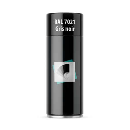 bombe de peinture ral 7021 gris noir 