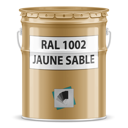 pot de peinture ral 1002 jaune sable