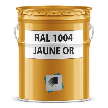 pot de peinture ral 1004 jaune or