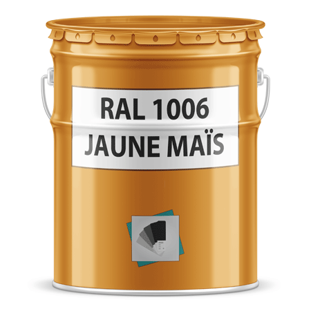 pot de peinture ral 1006 jaune maïs