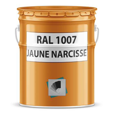 pot de peinture ral 1007 jaune narcisse