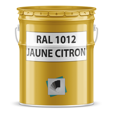 pot de peinture ral 1012 jaune citron