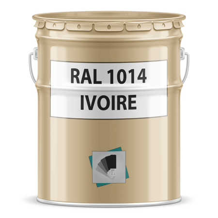 pot de peinture ral 1014 ivoire