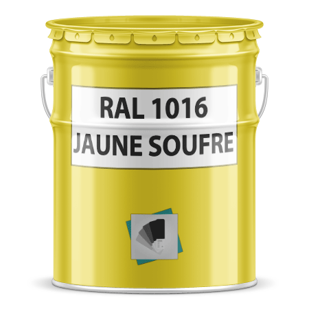 pot de peinture ral 1016 jaune soufre