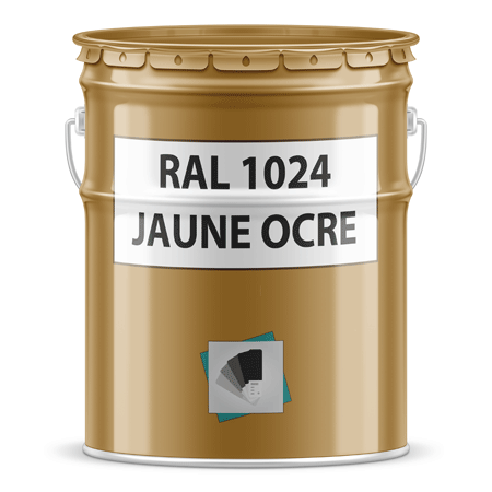 pot de peinture ral 1024 jaune ocre