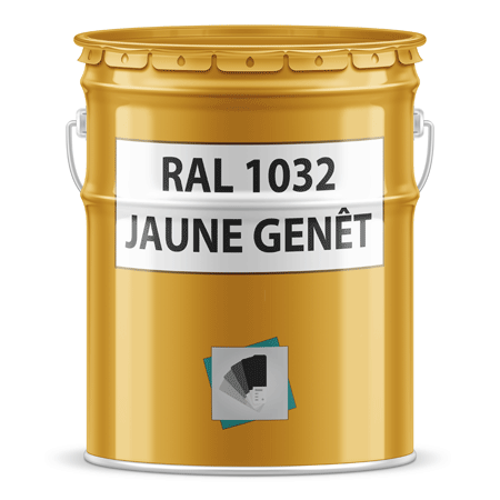 pot de peinture ral 1032 jaune genêt