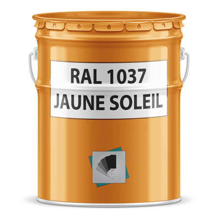 pot de peinture ral 1037 jaune soleil