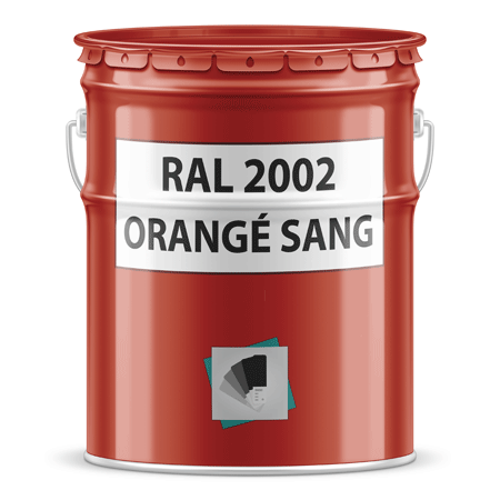 pot de peinture ral 2002 orangé sang