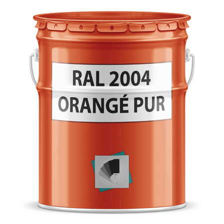 pot de peinture ral 2004 orangé pur