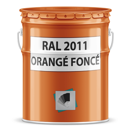 pot de peinture ral 2011 orangé foncé