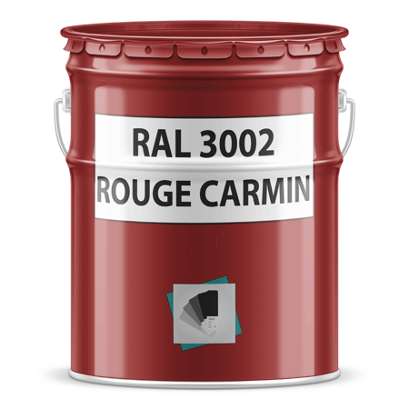 pot de peinture ral 3002 rouge carmin