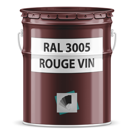 pot de peinture ral 3005 rouge vin