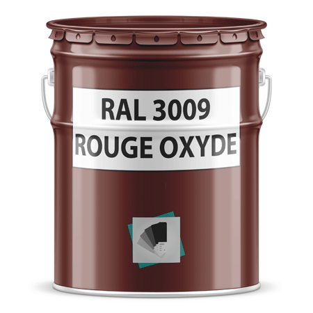 pot de peinture ral 3009 rouge oxyde