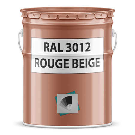 pot de peinture ral 3012 rouge beige