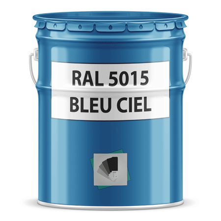 pot de peinture ral 5015 bleu ciel