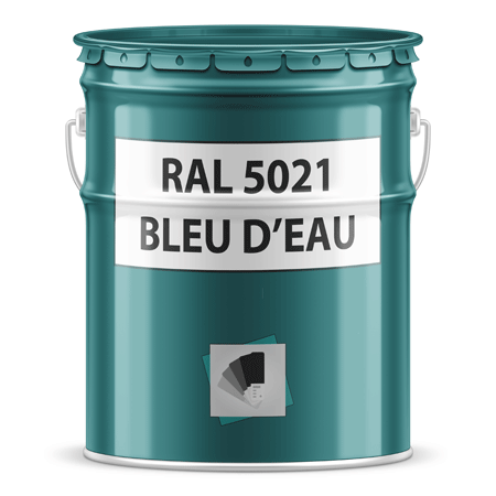 pot de peinture ral 5021 bleu eau