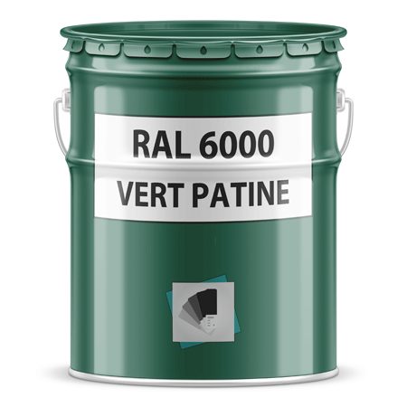 pot de peinture ral 6000 vert patine