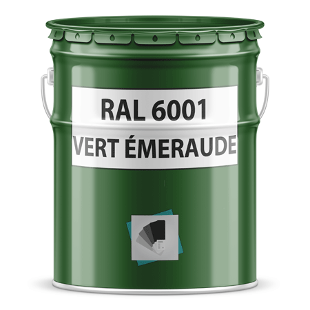 pot de peinture ral 6001 vert émeraude