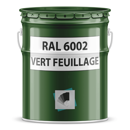 pot de peinture ral 6002 vert feuillage