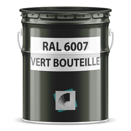 pot de peinture ral 6007 vert bouteille