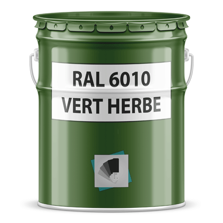 pot de peinture ral 6010 vert herbe