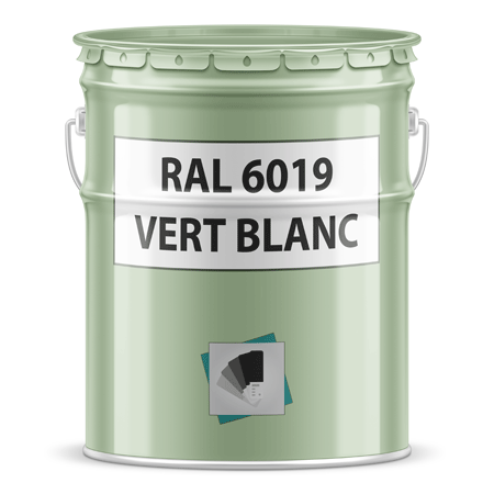 pot de peinture ral 6019 vert blanc