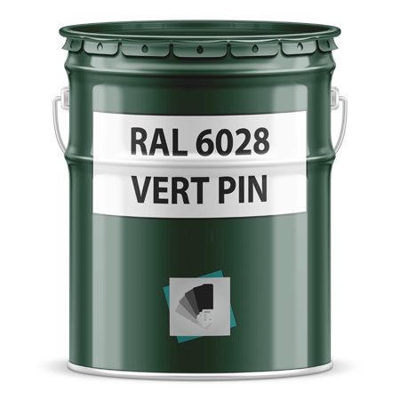 pot de peinture ral 6028 vert pin