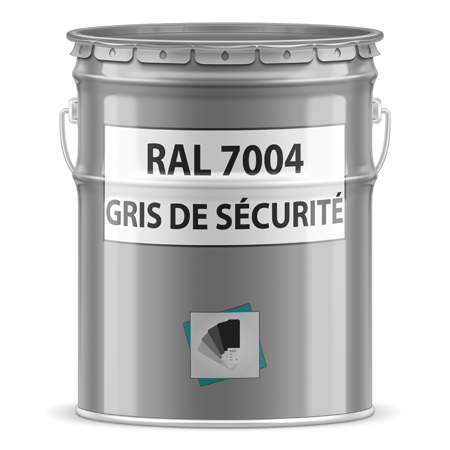 pot de peinture ral 7004 gris de sécurité