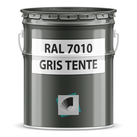 pot de peinture ral 7010 gris tente