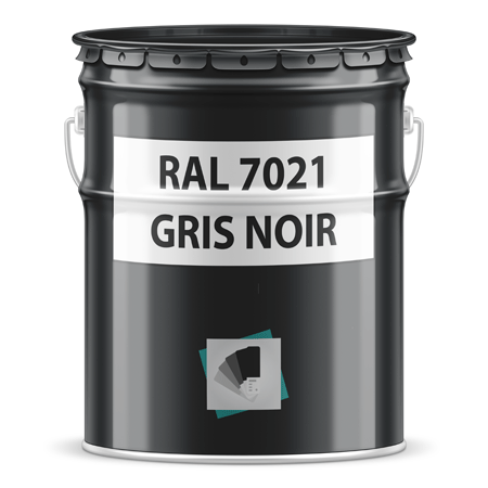 pot de peinture ral 7021 gris noir