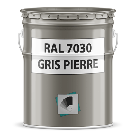 pot de peinture ral 7030 gris pierre