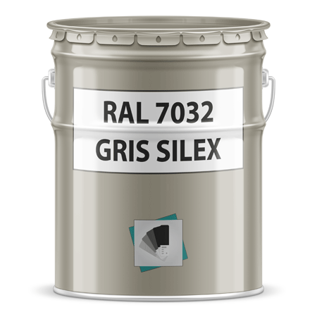 pot de peinture ral 7032 gris silex