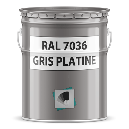 pot de peinture ral 7036 gris platine