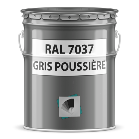 pot de peinture ral 7037 gris poussière