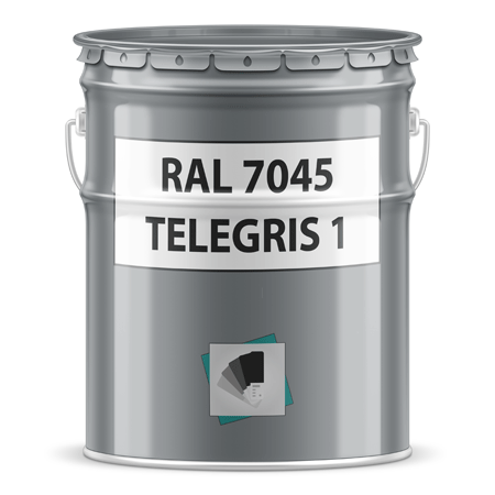 pot de peinture ral 7045 telegris 1