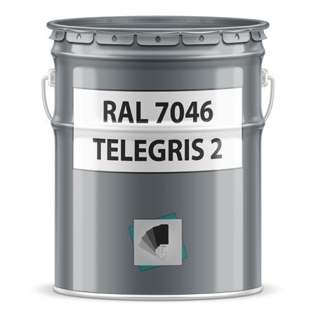 pot de peinture ral 7046 telegris 2