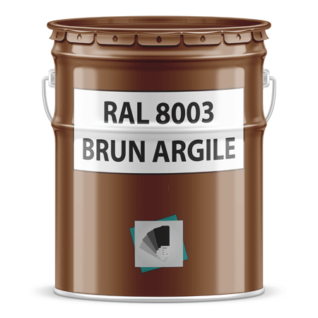 pot de peinture ral 8003 argile