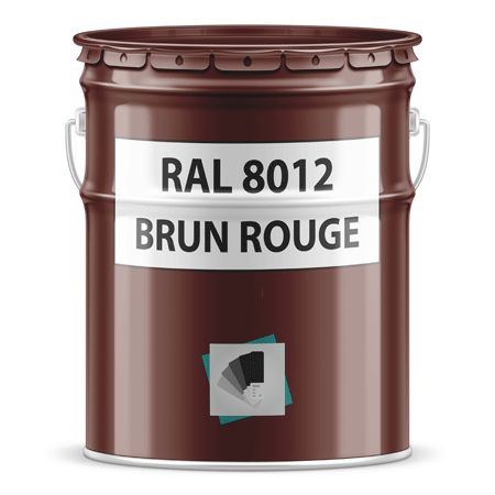 pot de peinture ral 8012 brun rouge