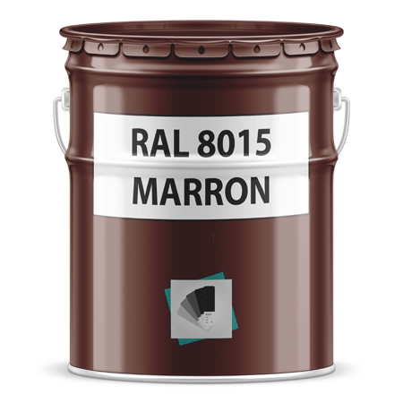 pot de peinture ral 8015 marron