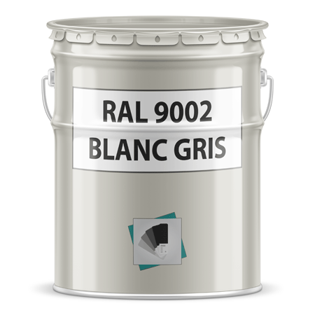 pot de peinture ral 9002 blanc gris