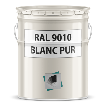 pot de peinture ral 9010 blanc pur