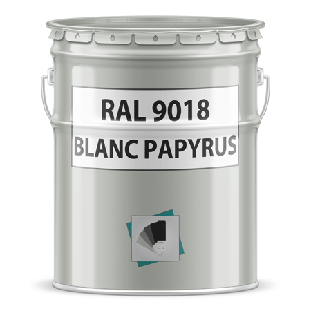 pot de peinture ral 9018 blanc papyrus