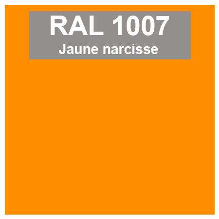 couleur ral 1007 jaune narcisse