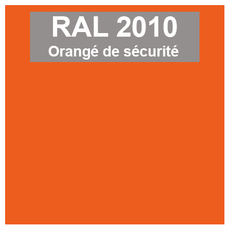 couleur ral 2010 orangé de sécurité